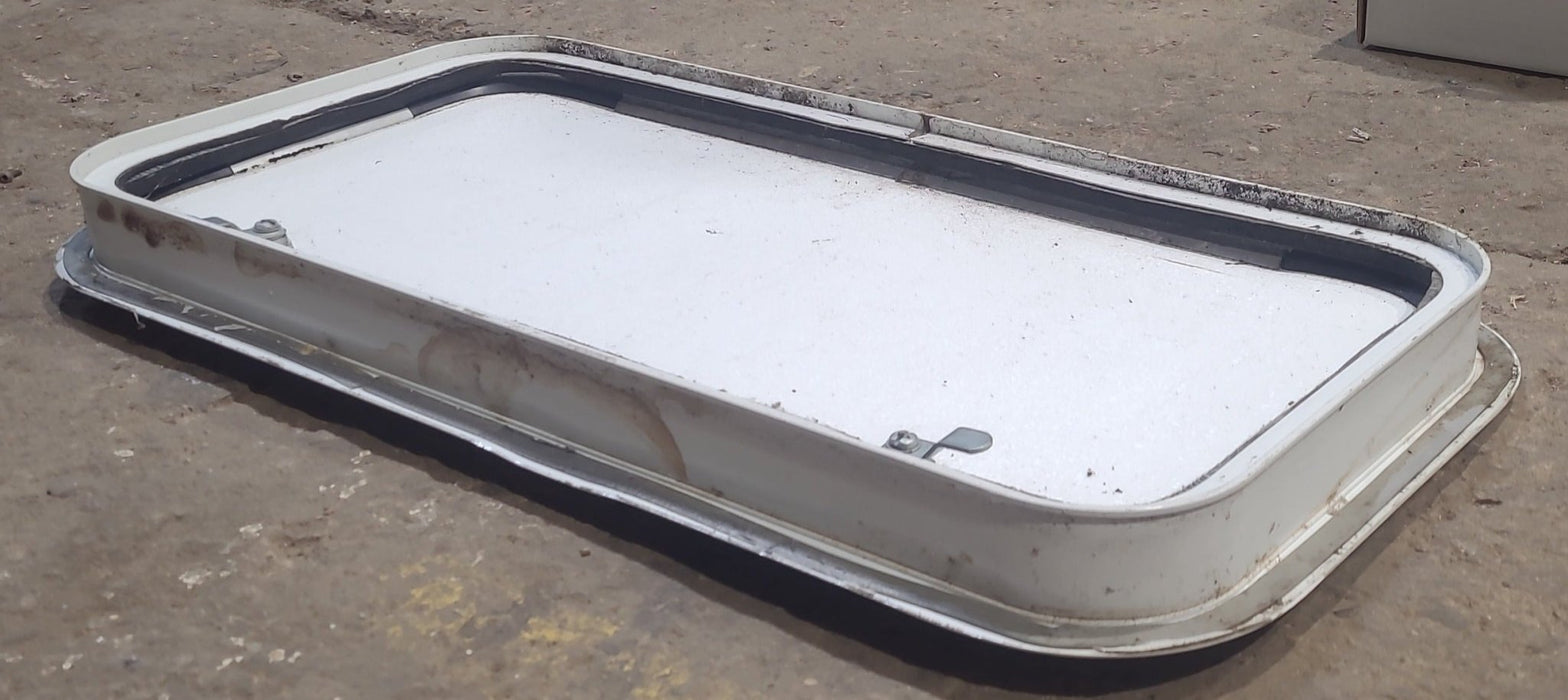 Used Radius Cornered Cargo Door 27 1/4" x 13 1/4" x 1 7/8" D - Young Farts RV Parts