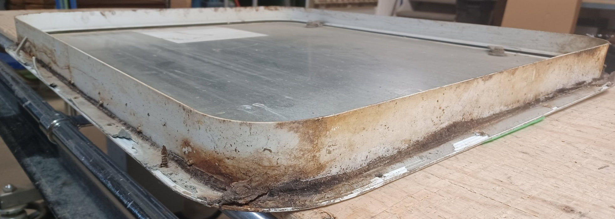 Used Radius Cornered Cargo Door 27 3/8" x 22 3/4" x 2"D