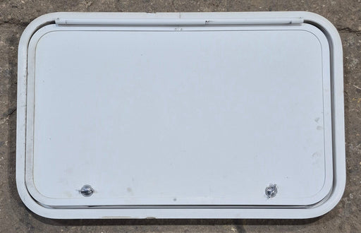Used Radius Cornered Cargo Door 28 3/4" x 17 7/8" x 1 7/8" D - Young Farts RV Parts