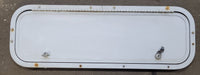 Used Radius Cornered Cargo Door 29 3/4" W x 9 3/8" H x 1 7/8" D - Young Farts RV Parts