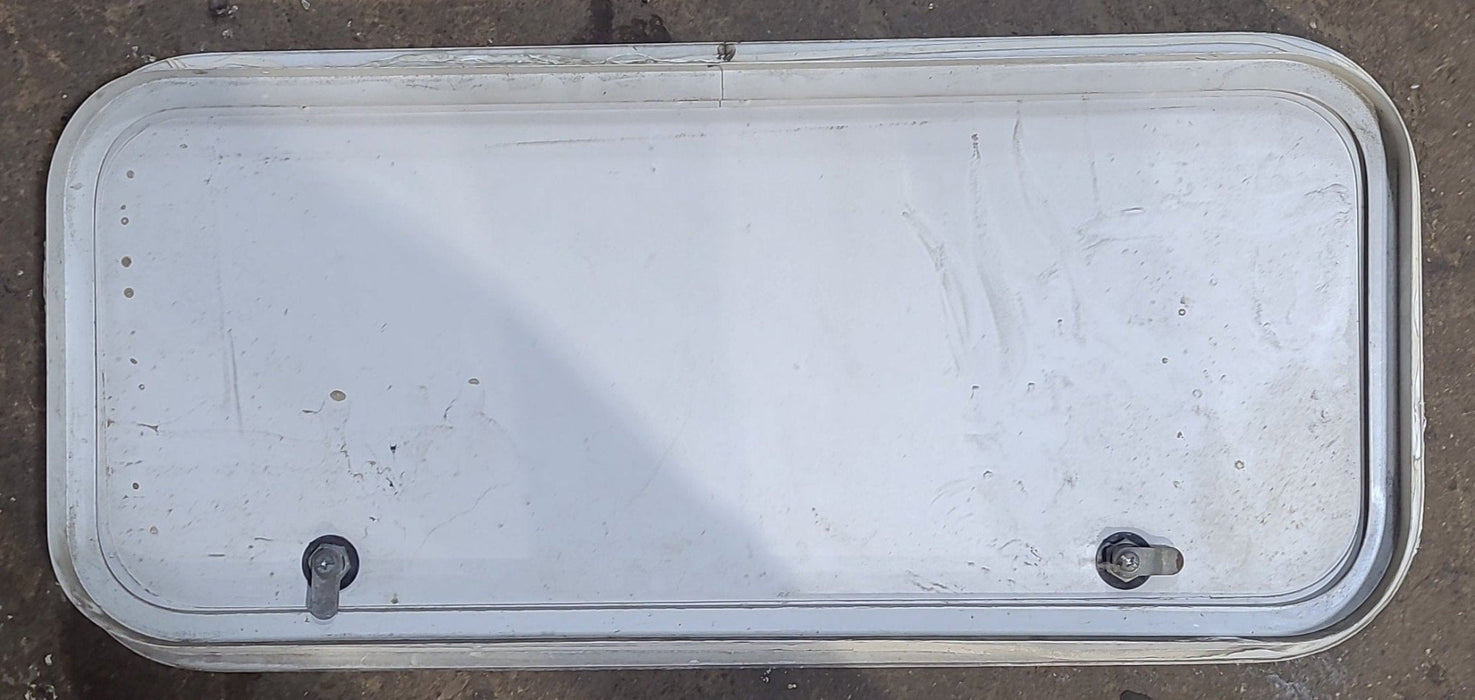 Used Radius Cornered Cargo Door 29 3/4" x 12 3/4" x 1 7/8" - Young Farts RV Parts