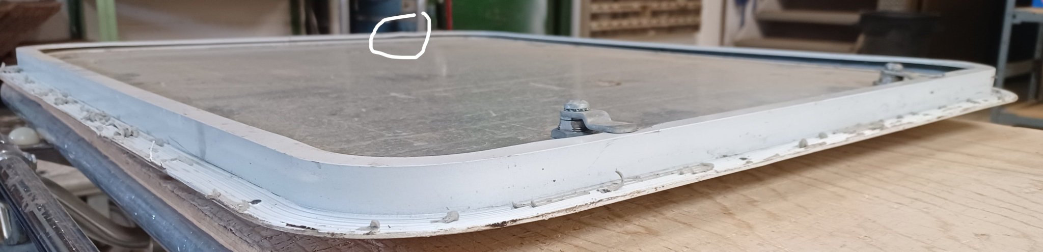 Used Radius Cornered Cargo Door 29 3/4" x 23 3/4" x 3/4"D