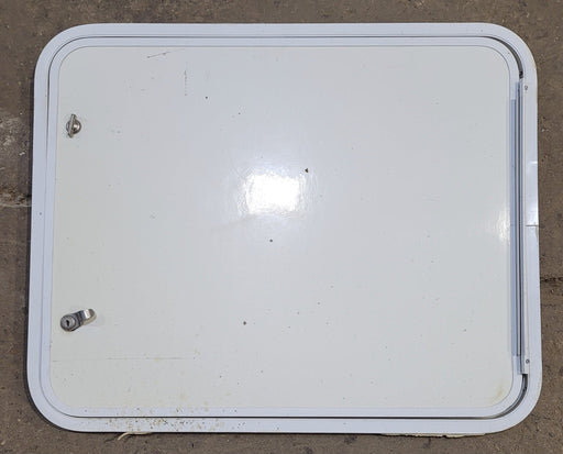 Used Radius Cornered Cargo Door 29 3/4" x 23 7/8" x 3/4"D - Young Farts RV Parts