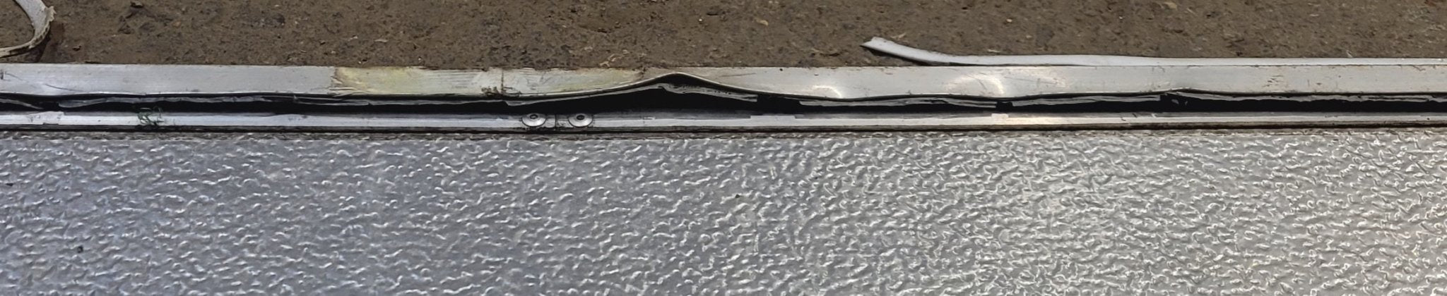Used Radius Cornered Cargo Door 29 7/8" x 13 3/4" x 1/2" D