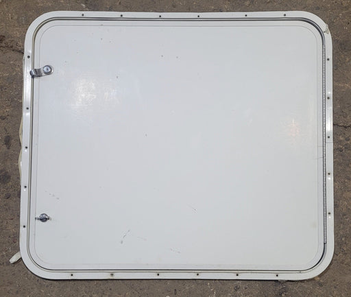 Used Radius Cornered Cargo Door 29 7/8" x 25 7/8" x 1/2"D - Young Farts RV Parts