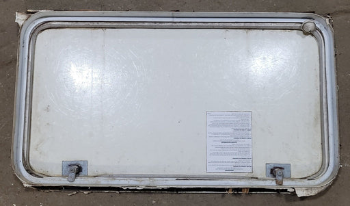 Used Radius Cornered Cargo Door 30 3/4" x 17" X 1 3/4" D - Young Farts RV Parts