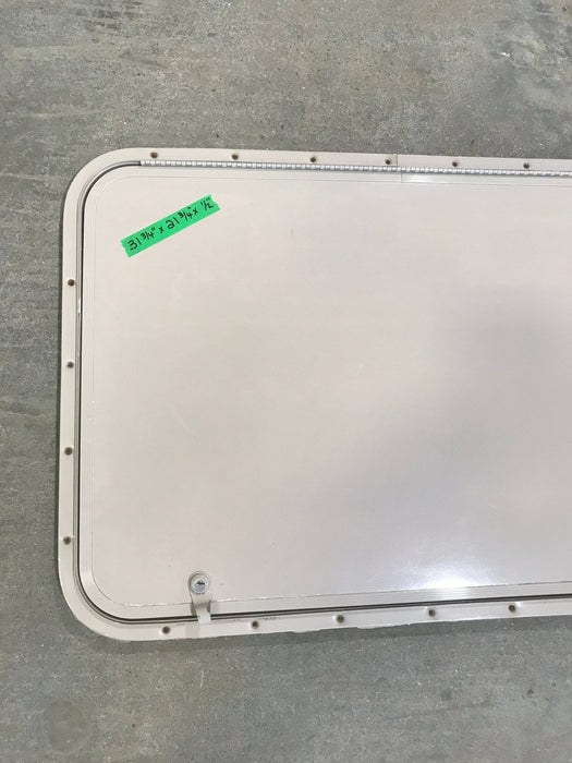 Used Radius Cornered Cargo Door 31 3/4" W  x 21 3/4" H x  1/2" D