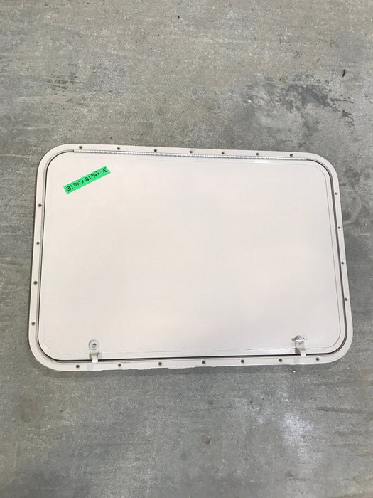Used Radius Cornered Cargo Door 31 3/4" W  x 21 3/4" H x  1/2" D