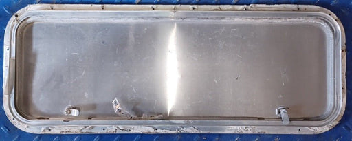 Used Radius Cornered Cargo Door 31 3/4" x 11 1/8" x 7/8"D - Young Farts RV Parts