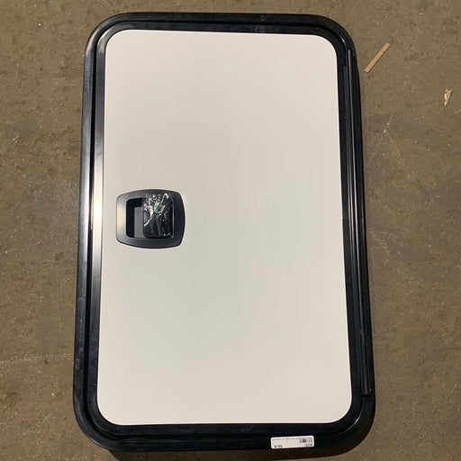 Used Radius Cornered Cargo Door 31 3/4" x 19 5/8" x 1 7/8" D - Young Farts RV Parts