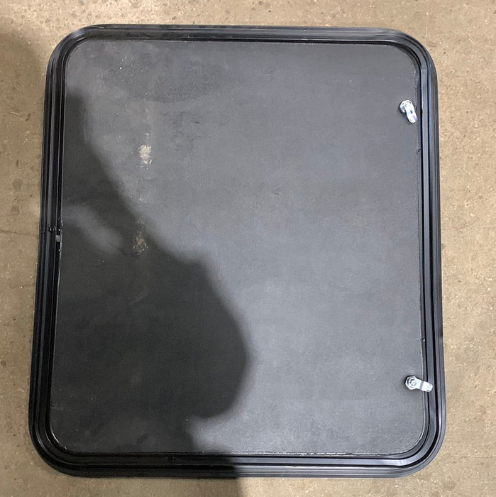 Used Radius Cornered Cargo Door 31 3/4" x 27 1/2" x 1" D - Young Farts RV Parts