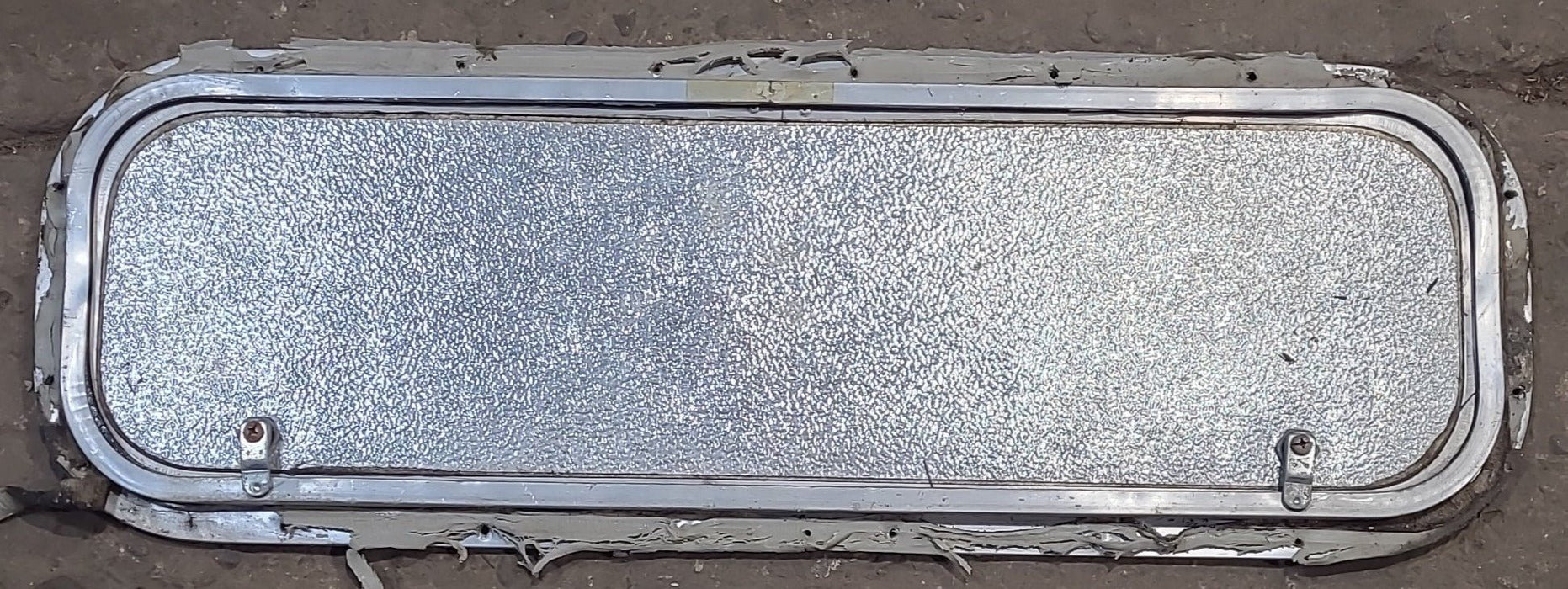 Used Radius Cornered Cargo Door 31 3/4" x 9 3/4" x 5/8" D - Young Farts RV Parts