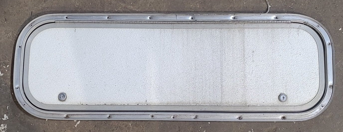 Used Radius Cornered Cargo Door 31 3/4" x 9 3/4" x 5/8" D - Young Farts RV Parts