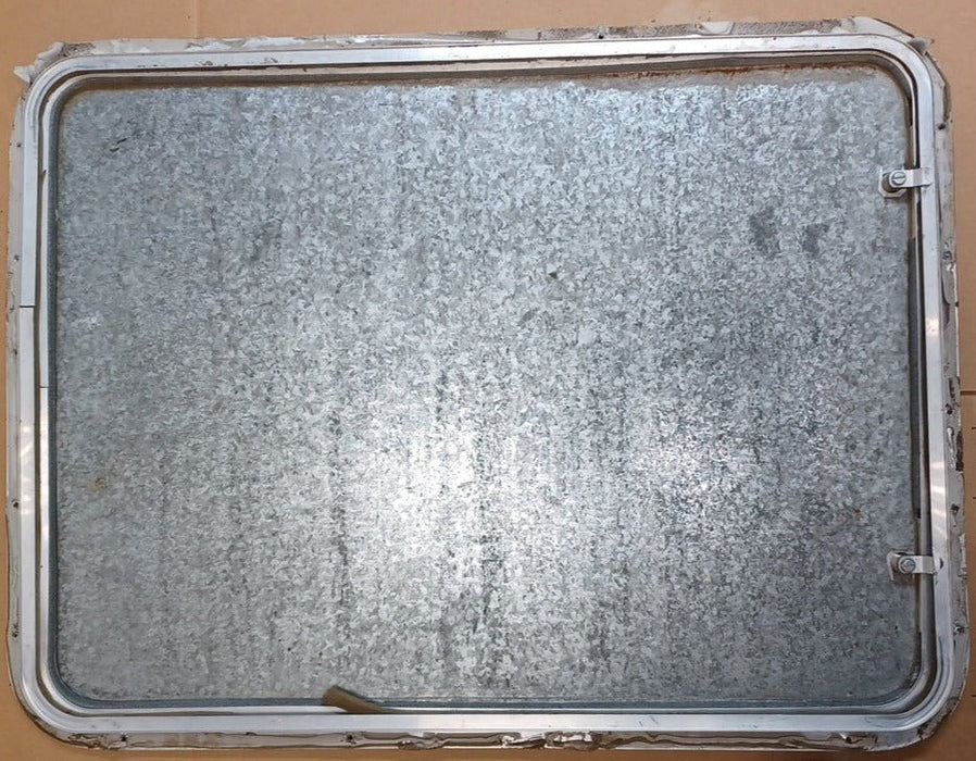 Used Radius Cornered Cargo Door 32 1/2" x 24 3/8" x 7/8"D - Young Farts RV Parts