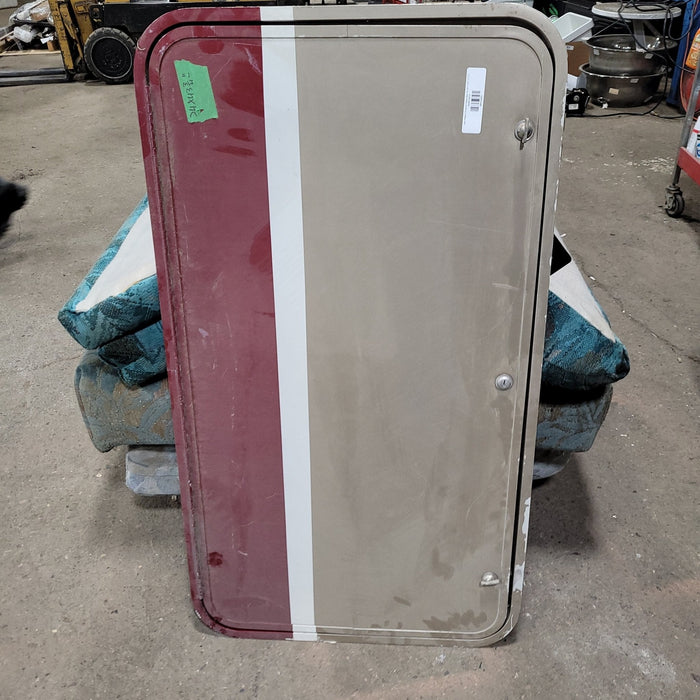 Used Radius Cornered Cargo Door 34 3/4" x 24" X 2" D