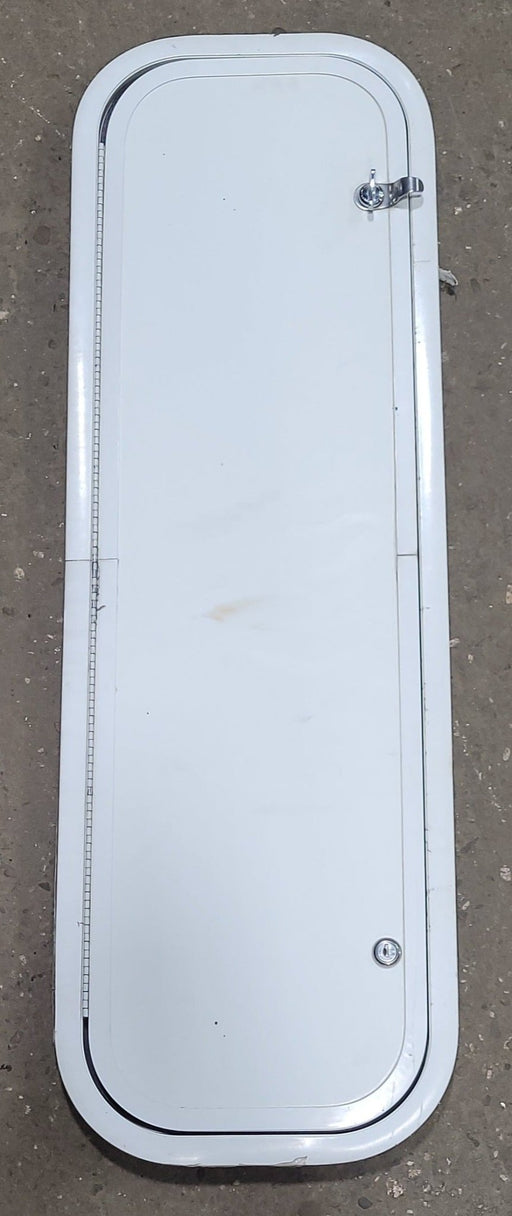 Used Radius Cornered Cargo Door 35 3/4" x 10 3/4" - Young Farts RV Parts