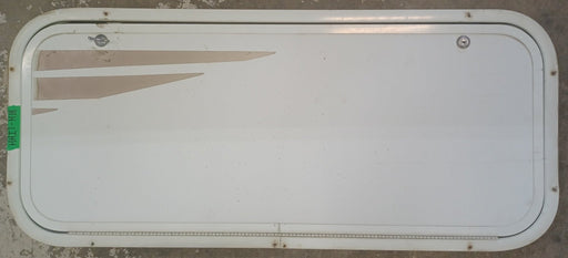 Used Radius Cornered Cargo Door 35 3/4" x 14 7/8" x 1"D - Young Farts RV Parts