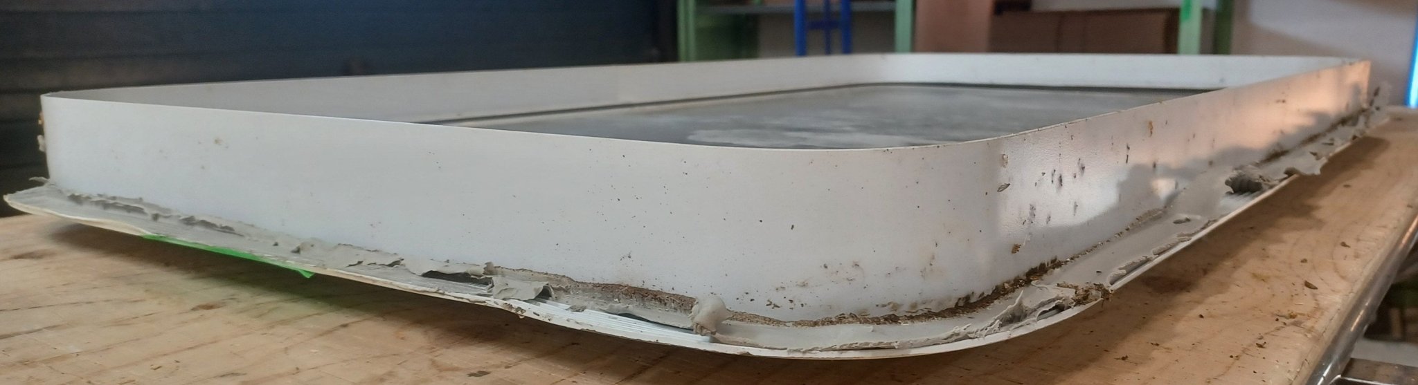 Used Radius Cornered Cargo Door 35 3/4" x 19" x 1 7/8"D