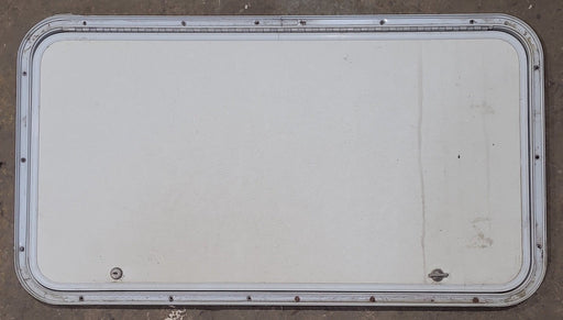 Used Radius Cornered Cargo Door 35 3/4" x 19" x 3/4" D - Young Farts RV Parts