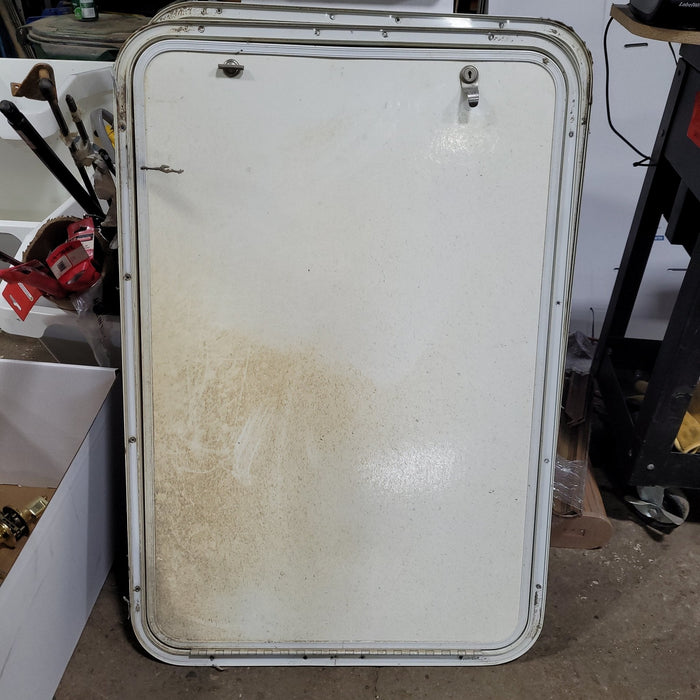 Used Radius Cornered Cargo Door 35 3/4 x 23 3/4" X 5/8" D