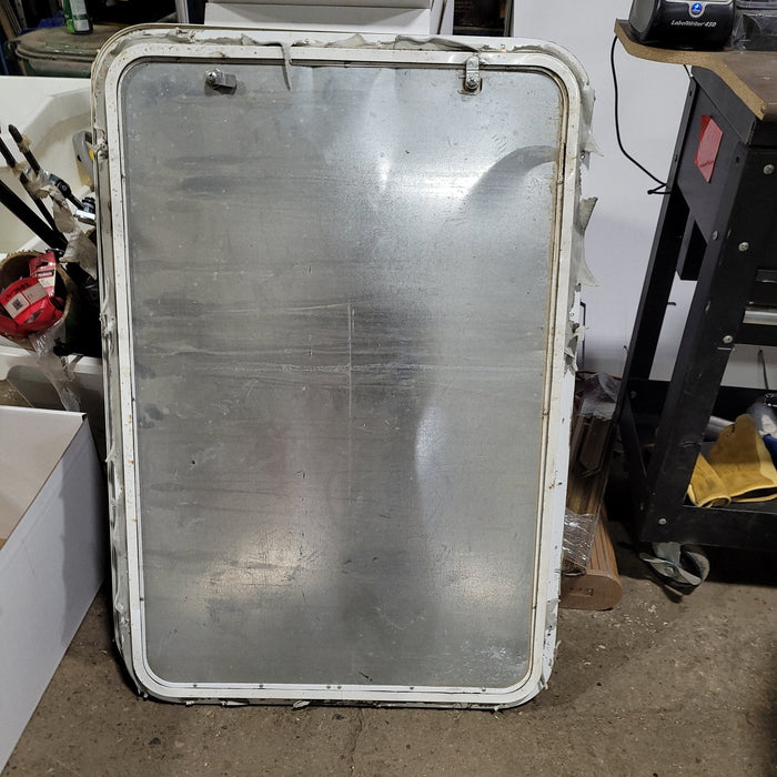 Used Radius Cornered Cargo Door 35 3/4 x 23 3/4" X 5/8" D