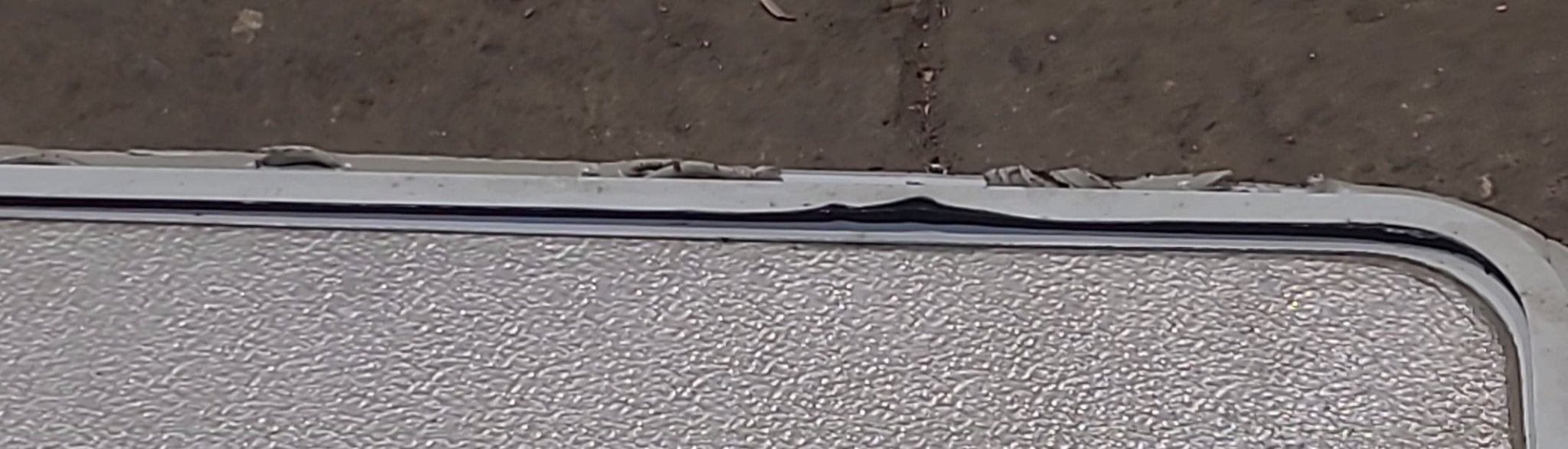 Used Radius Cornered Cargo Door 35 3/4" x 23 3/8" x 1/2" D
