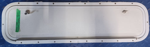 Used Radius Cornered Cargo Door 35 3/4" x 9 " x 2"D - Young Farts RV Parts