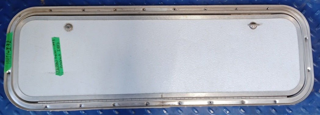 Used Radius Cornered Cargo Door 35 7/8" x 10 7/8" x 7/8"D - Young Farts RV Parts