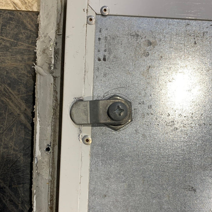 Used Radius Cornered Cargo Door 39 3/4" x 17 3/4" x 1/2"D - Young Farts RV Parts