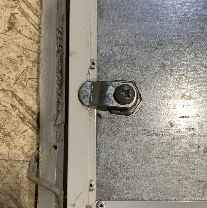 Used Radius Cornered Cargo Door 39 3/4" x 17 3/4" x 1/2"D - Young Farts RV Parts