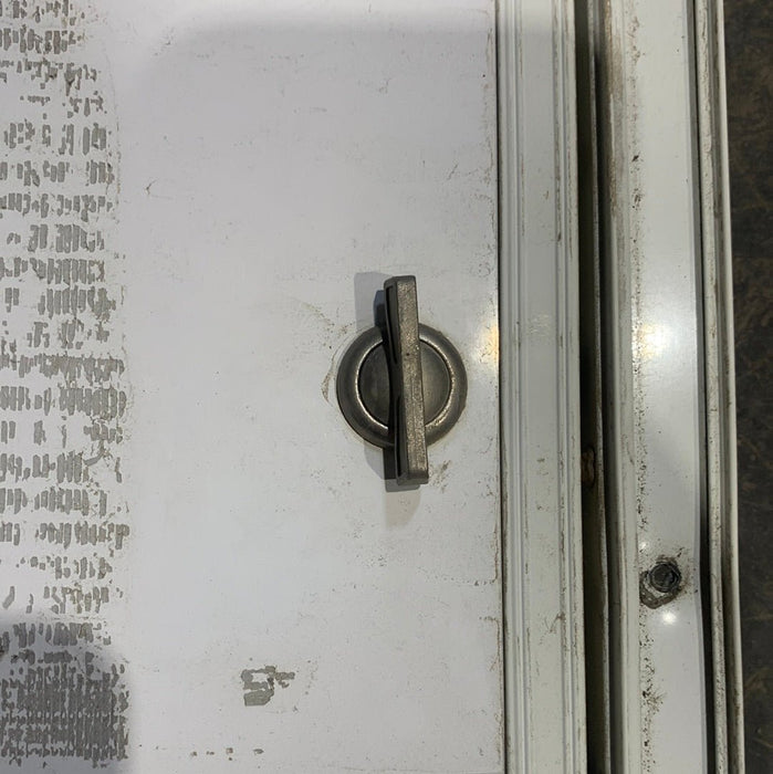 Used Radius Cornered Cargo Door 39 3/4" x 17 3/4" x 1/2"D - Young Farts RV Parts