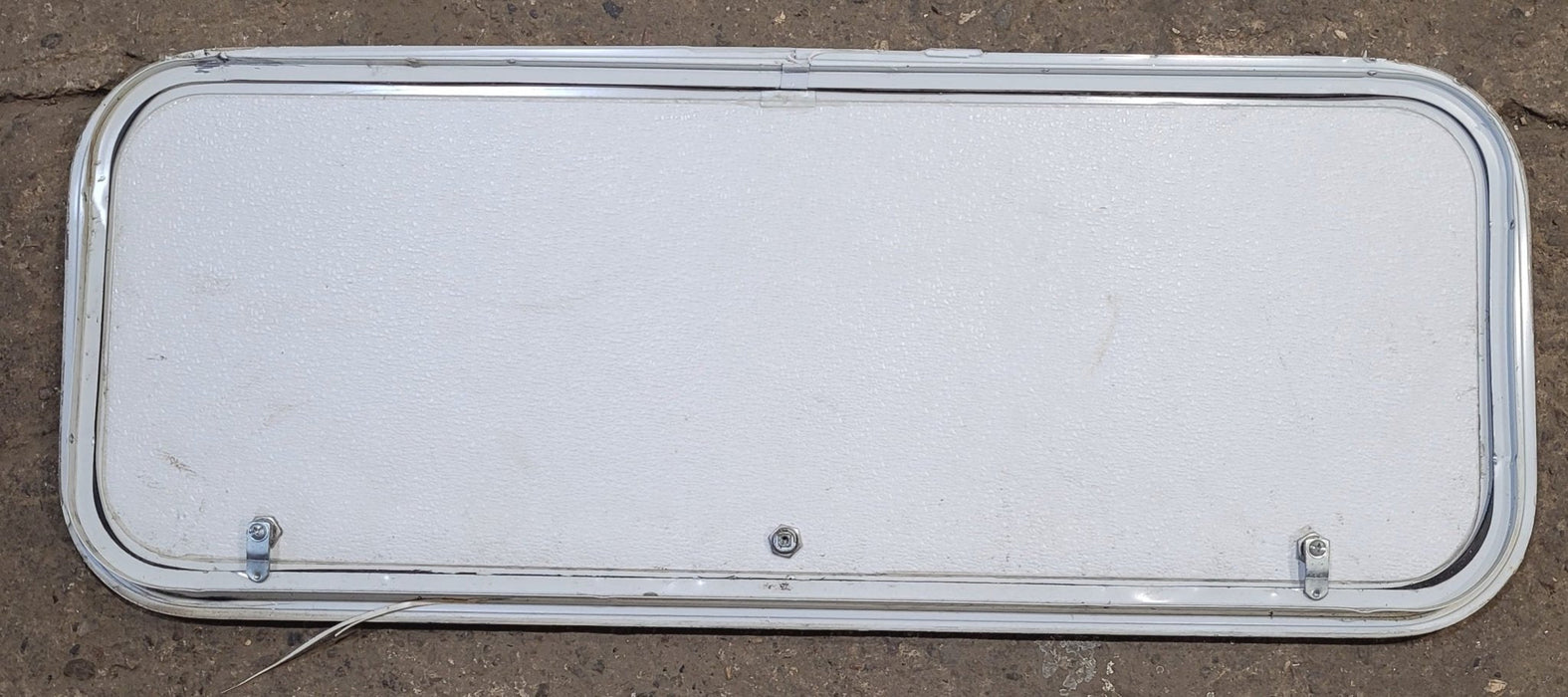 Used Radius Cornered Cargo Door 39 7/8" x 15" x 1"D - Young Farts RV Parts