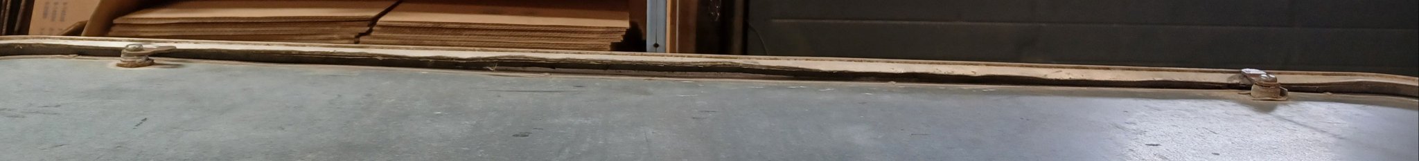 Used Radius Cornered Cargo Door 43 3/4" x 25 3/4" x 7/8" D - Young Farts RV Parts