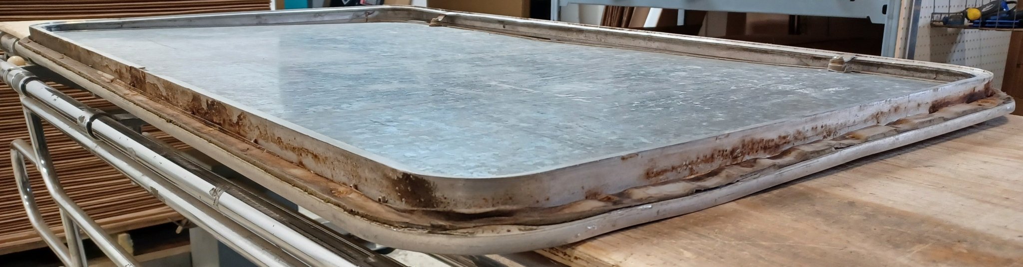 Used Radius Cornered Cargo Door 43 3/4" x 25 7/8" x 3/4" D