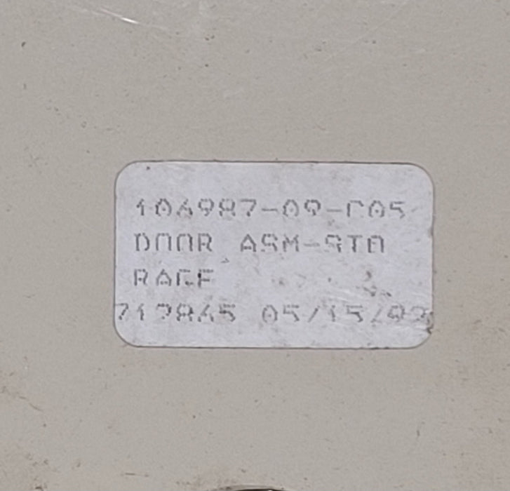 Used Radius Cornered Cargo Door 43 3/4" x 8 1/8" x 1 3/4"D