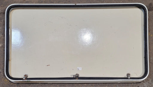 Used Radius Cornered Cargo Door 43 5/8" x 23 7/8" x 1 3/4"D - Young Farts RV Parts