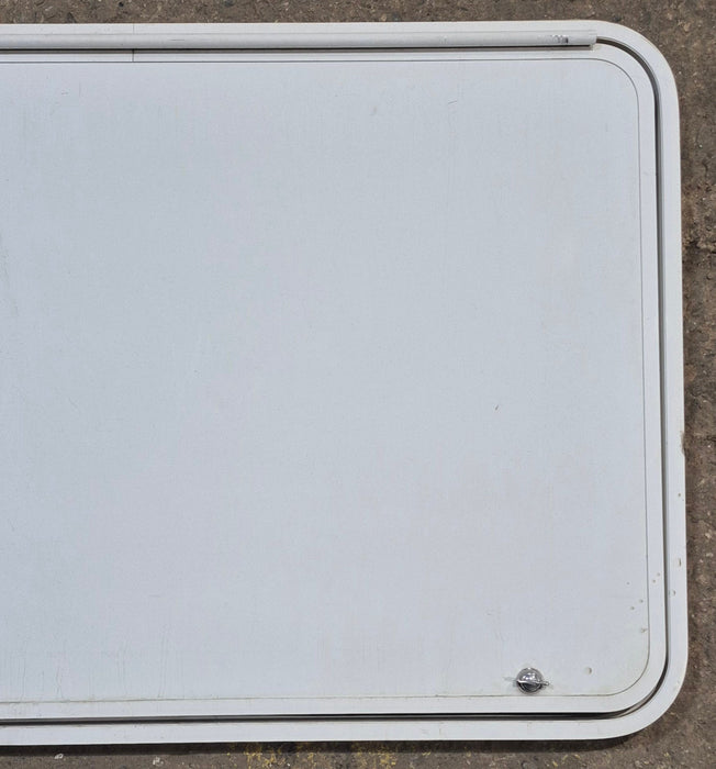 Used Radius Cornered Cargo Door 45" x 29" x 1 7/8" D - Young Farts RV Parts