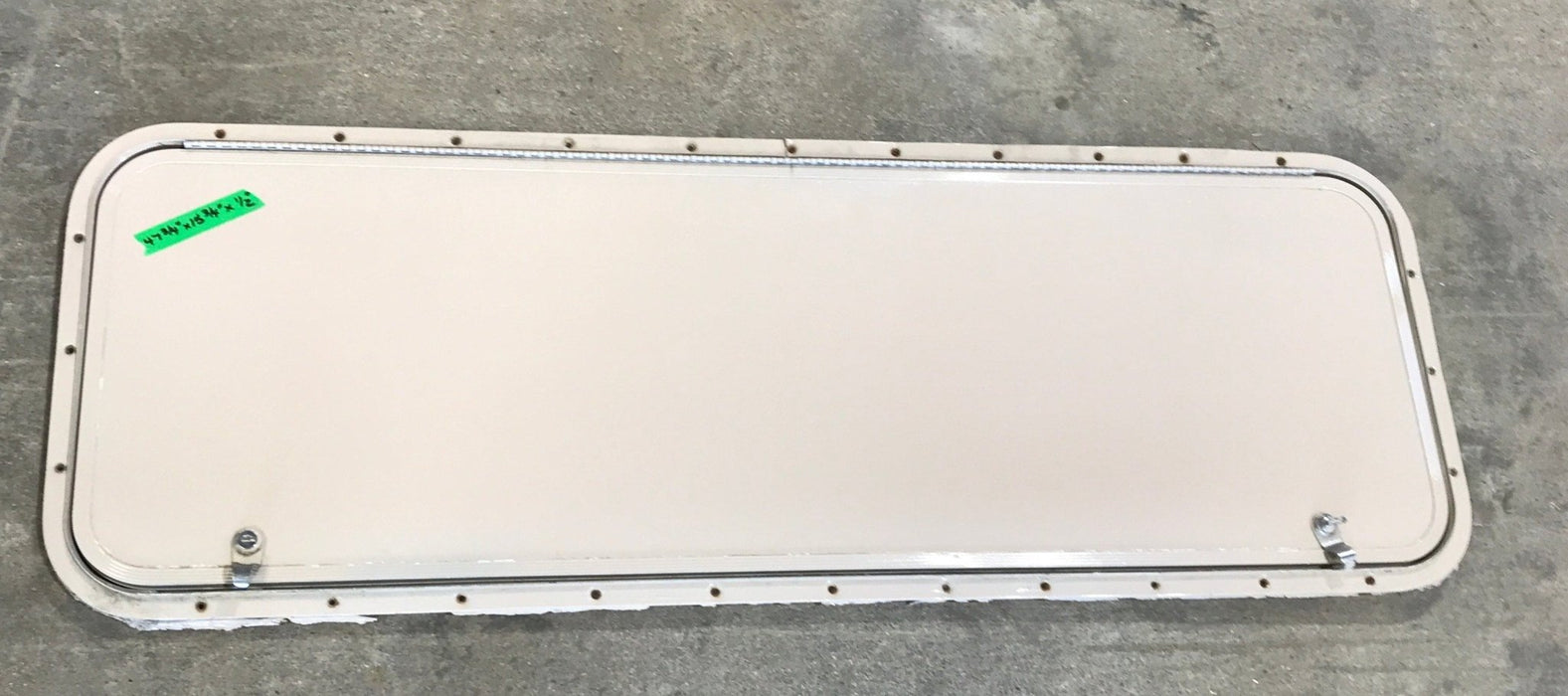 Used Radius Cornered Cargo Door 47 3/4" W x 15 3/5" H x 1/2" D