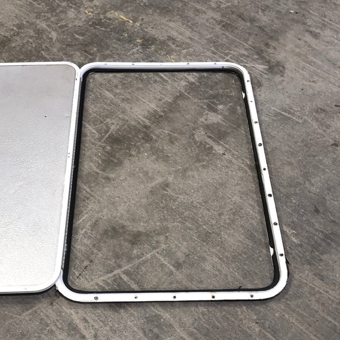Used Radius Cornered Cargo Door 47 3/4" W x 15 3/5" H x 1/2" D