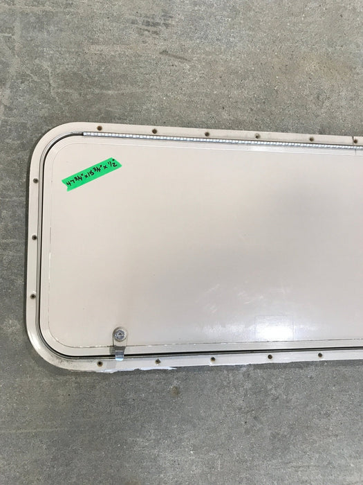 Used Radius Cornered Cargo Door 47 3/4" W x 15 3/5" H x 1/2" D