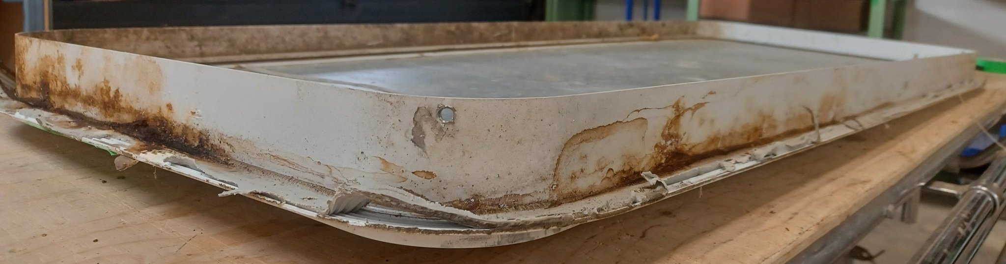 Used Radius Cornered Cargo Door 47 3/4" x  18 5/8" x 1 7/8" D
