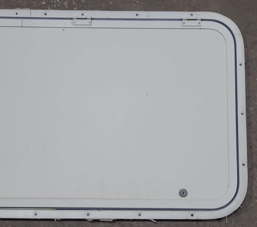 Used Radius Cornered Cargo Door 47" x 20 1/2" x 5/8"D - Young Farts RV Parts