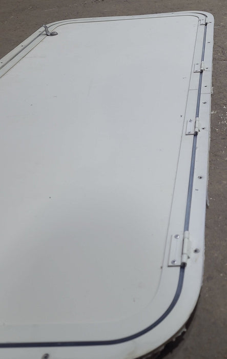 Used Radius Cornered Cargo Door 47" x 20 1/2" x 5/8"D - Young Farts RV Parts