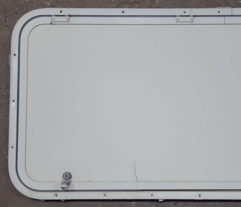 Used Radius Cornered Cargo Door 47" x 20 1/2" x 5/8"D - Young Farts RV Parts