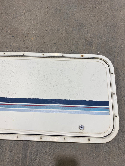 Used Radius Cornered Cargo Door 49 3/4" W x 14 3/4" H X 1/2" D
