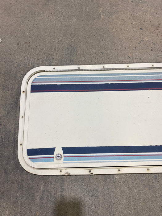 Used Radius Cornered Cargo Door 49 3/4" W x 14 3/4" H X 1/2" D
