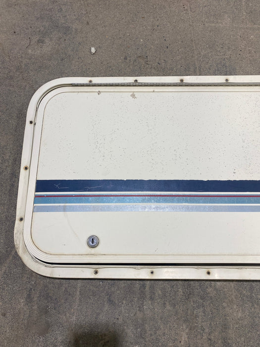 Used Radius Cornered Cargo Door 49 3/4" W x 14 3/4" H X 1/2" D