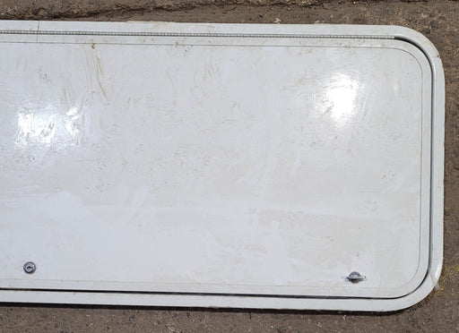 Used Radius Cornered Cargo Door 59 7/8" x 19 7/8" x 1"D - Young Farts RV Parts