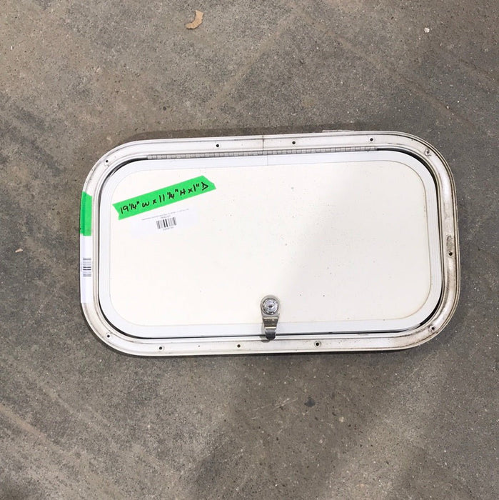 Used Radius Cornered Cargo Door x 17 5/8" W x 9 5/8" H x 1" D