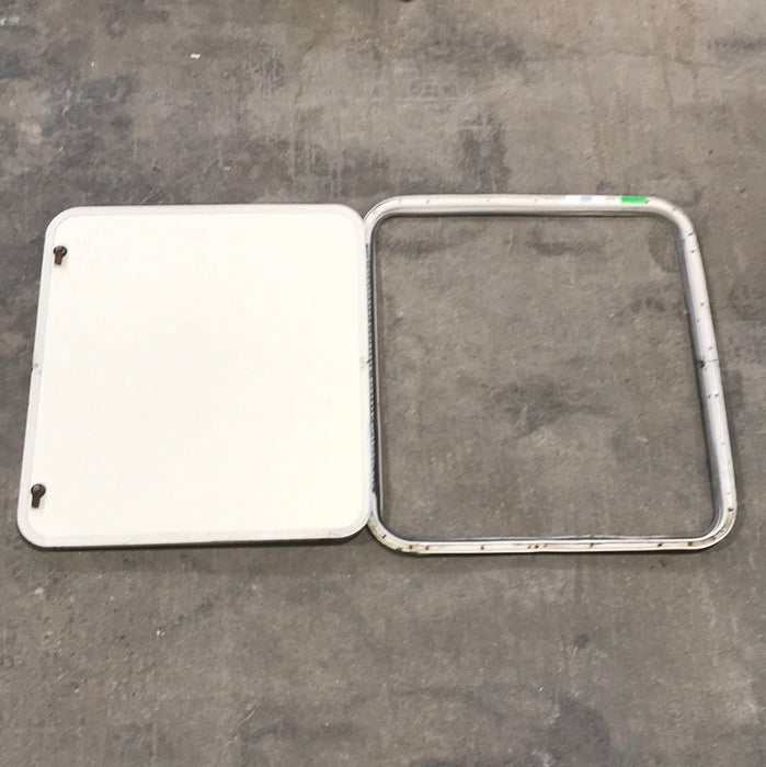 Used Radius Cornered Cargo LPG Door 27" W x 29 3/4" H X 3/4" D